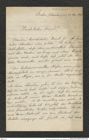 Nachlass Franz Steindachner, Brief von Carl Hartman an Franz Steindachner (22.04.1868), Inv.Nr. 203.01, Seite 1